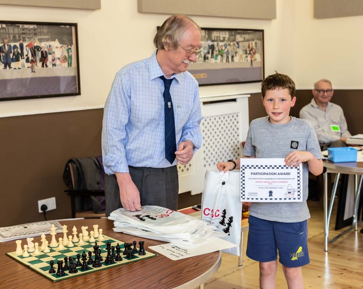 Kidderminster Chess Club at a Bewdley tournament